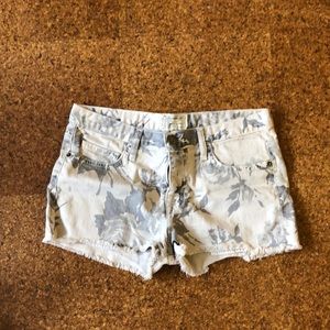 Current/Elliott floral denim jeans